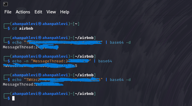 Base64 Encoding in Terminal