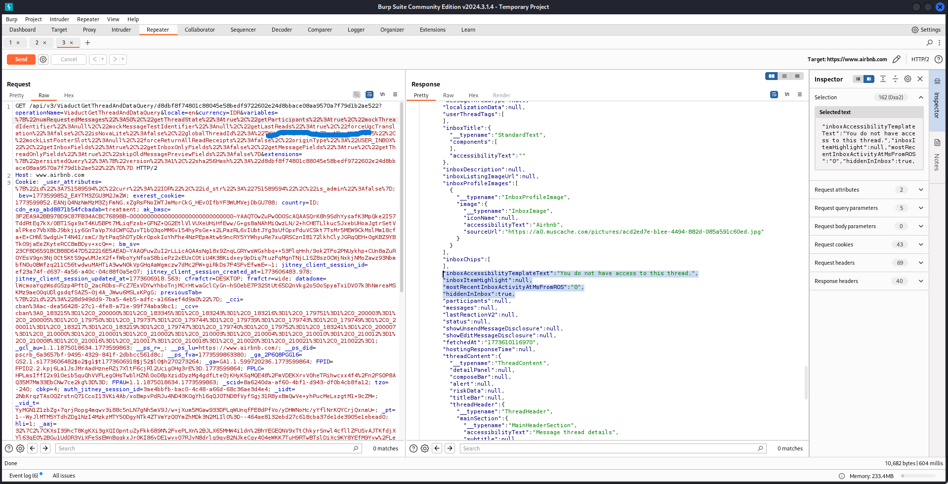 Leaked Metadata in Response Body